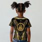 Egypt Ouroboros Kid T shirt Ancient Mythology Infinity Serpent Gold