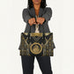 Egypt Ouroboros Leather Bag Ancient Mythology Infinity Serpent Gold