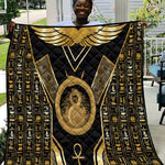 Egypt Ouroboros Quilt Ancient Mythology Infinity Serpent Gold