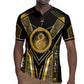 Egypt Ouroboros Rugby Jersey Ancient Mythology Infinity Serpent Gold