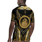 Egypt Ouroboros Rugby Jersey Ancient Mythology Infinity Serpent Gold