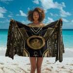 Egypt Ouroboros Sarong Ancient Mythology Infinity Serpent Gold