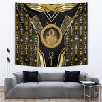 Egypt Ouroboros Tapestry Ancient Mythology Infinity Serpent Gold