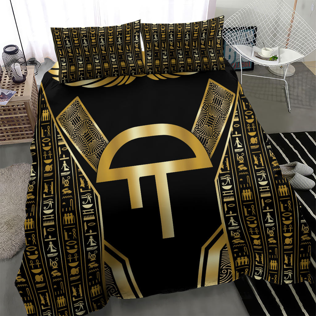 Egypt Amenta Bedding Set Ancient Mythology Underworld Realm