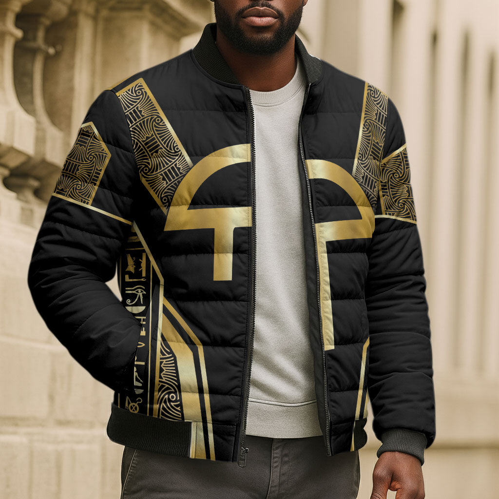 Egypt Amenta Bomber Puffer Jacket Ancient Mythology Underworld Realm