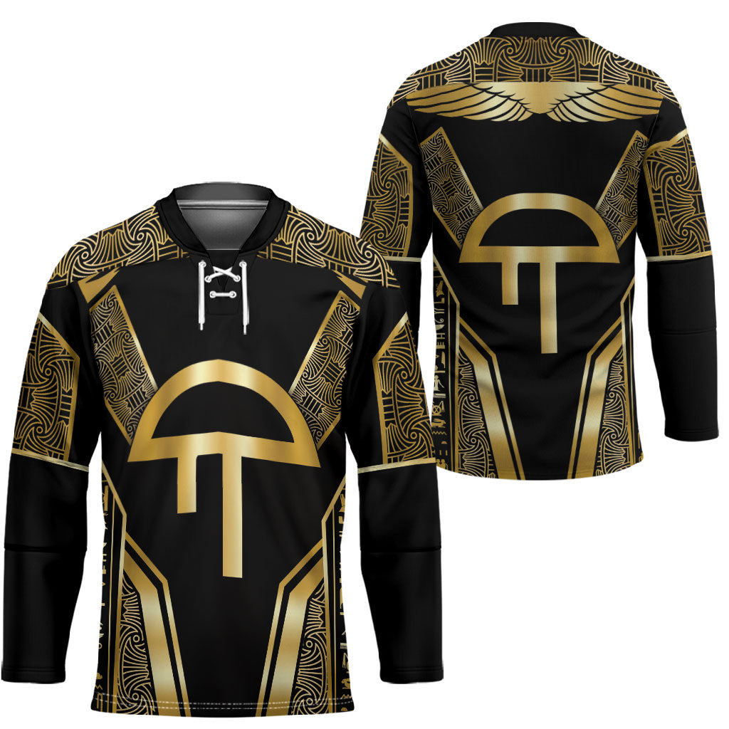Egypt Amenta Hockey Jersey Ancient Mythology Underworld Realm