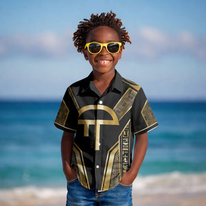 Egypt Amenta Kid Hawaiian Shirt Ancient Mythology Underworld Realm