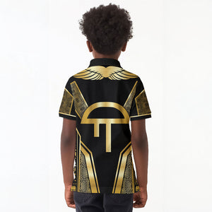 Egypt Amenta Kid Polo Shirt Ancient Mythology Underworld Realm