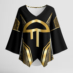 Egypt Amenta Kimono Sleeve Blouse Ancient Mythology Underworld Realm