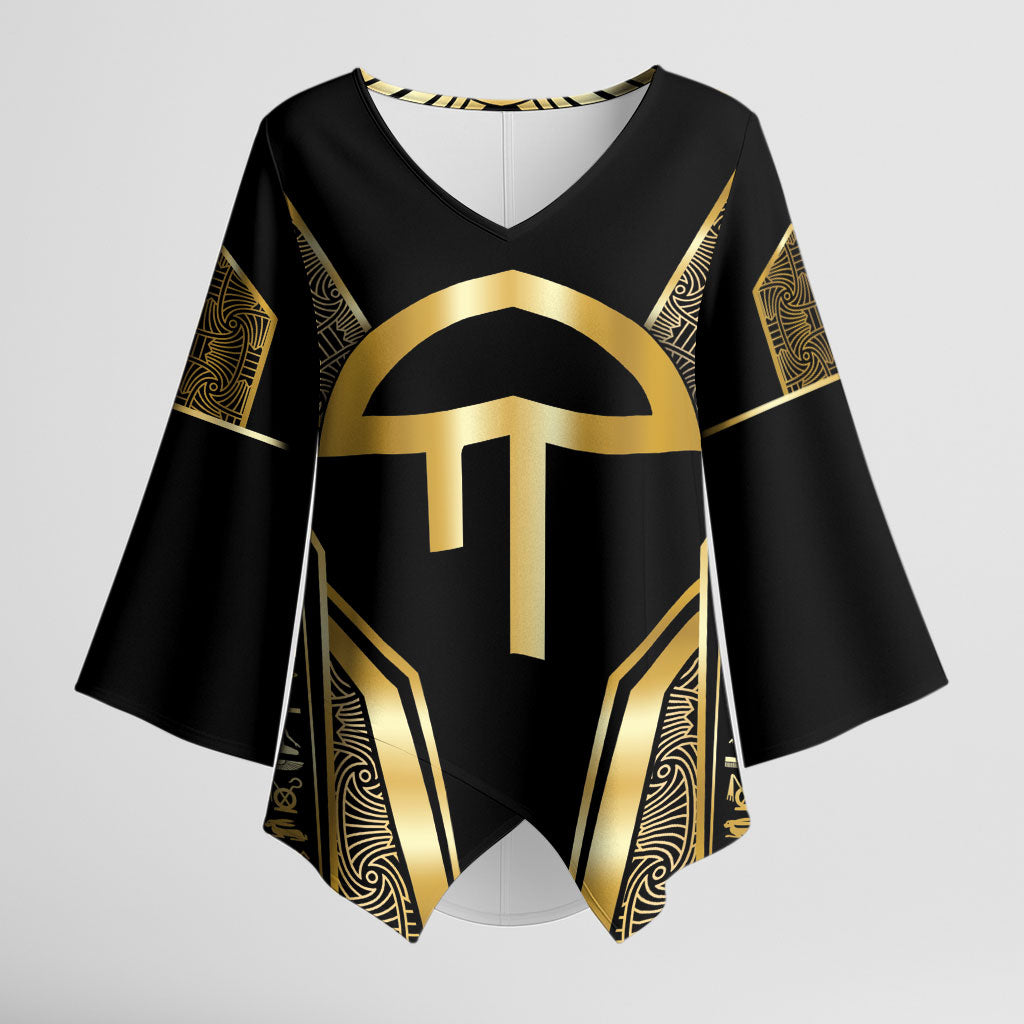 Egypt Amenta Kimono Sleeve Blouse Ancient Mythology Underworld Realm