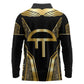 Egypt Amenta Long Sleeve Polo Shirt Ancient Mythology Underworld Realm