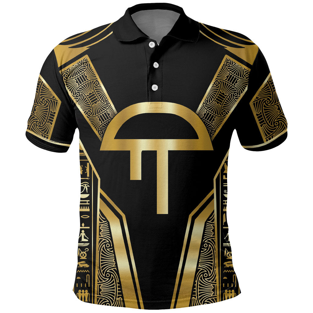 Egypt Amenta Polo Shirt Ancient Mythology Underworld Realm