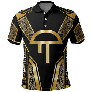 Egypt Amenta Polo Shirt Ancient Mythology Underworld Realm