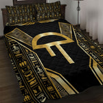 Egypt Amenta Quilt Bed Set Ancient Mythology Underworld Realm