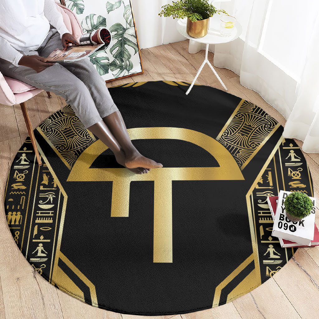 Egypt Amenta Round Carpet Ancient Mythology Underworld Realm