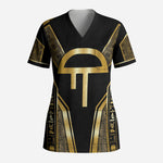 Egypt Amenta Scrub Top Ancient Mythology Underworld Realm