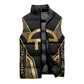Egypt Amenta Sleeveless Puffer Jacket Ancient Mythology Underworld Realm