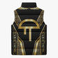 Egypt Amenta Sleeveless Puffer Jacket Ancient Mythology Underworld Realm