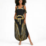 Egypt Amenta Summer Maxi Dress Ancient Mythology Underworld Realm
