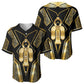 Egypt Tyet Baseball Jersey Ancient Mythology Knot Of Isis Gold