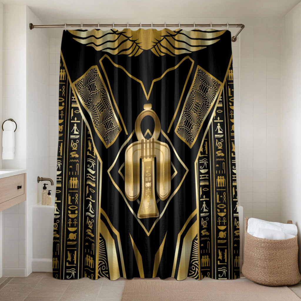 Egypt Tyet Bathroom Set Ancient Mythology Knot Of Isis Gold