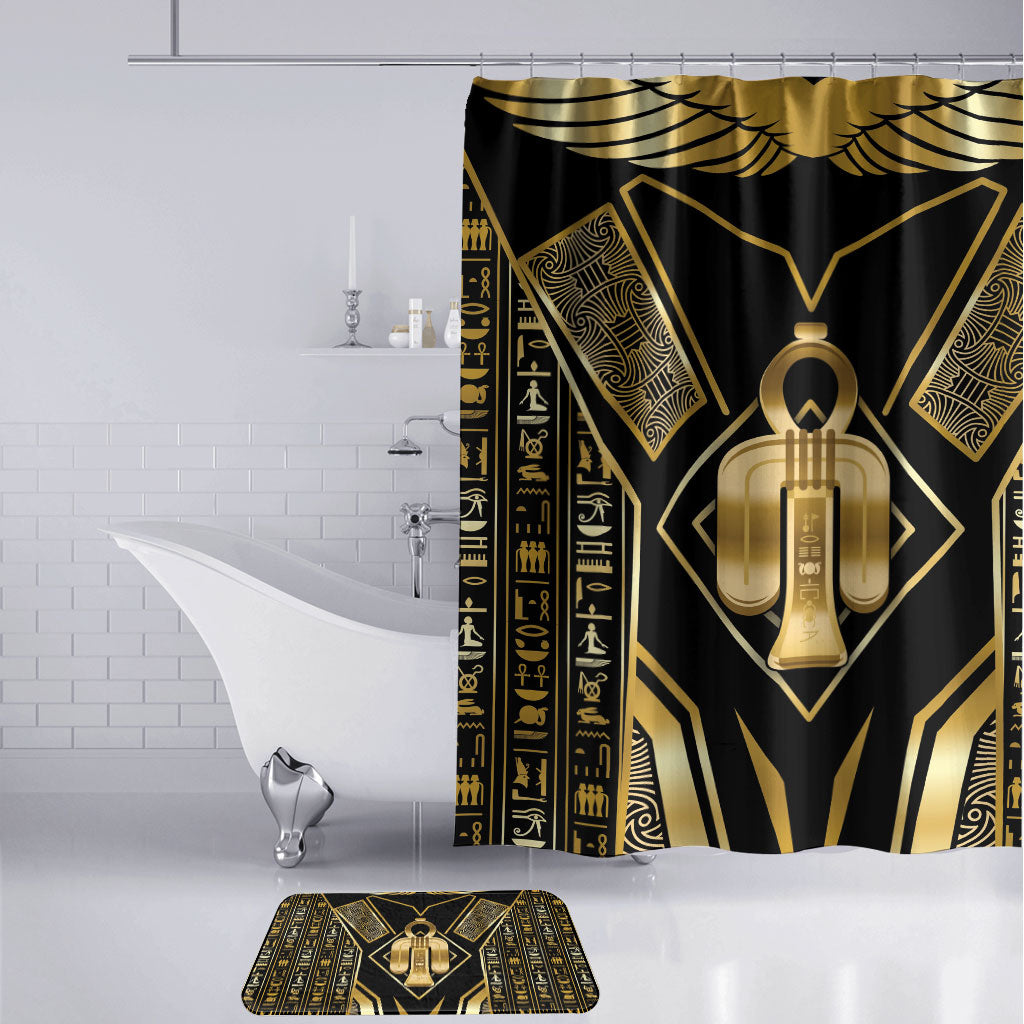 Egypt Tyet Bathroom Set Ancient Mythology Knot Of Isis Gold