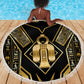Egypt Tyet Beach Blanket Ancient Mythology Knot Of Isis Gold