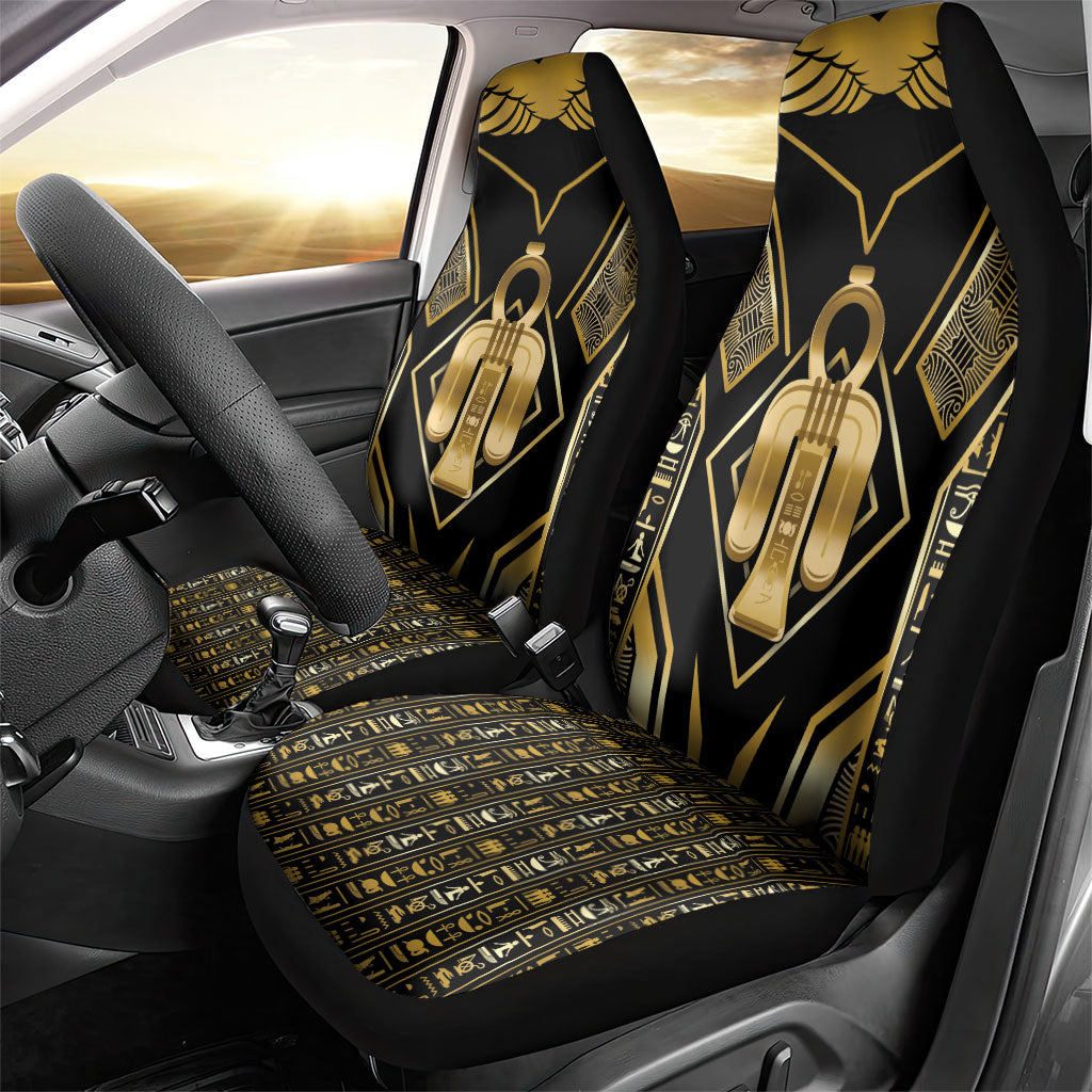 Egypt Tyet Car Seat Cover Ancient Mythology Knot Of Isis Gold