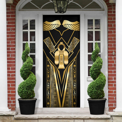 Egypt Tyet Door Cover Ancient Mythology Knot Of Isis Gold