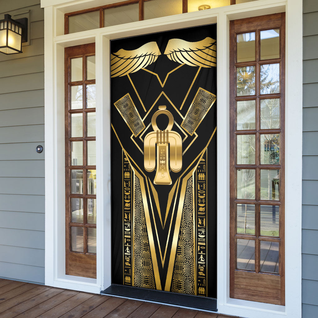 Egypt Tyet Door Cover Ancient Mythology Knot Of Isis Gold