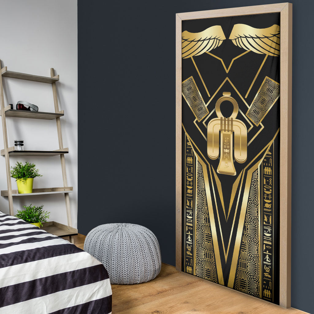 Egypt Tyet Door Cover Ancient Mythology Knot Of Isis Gold