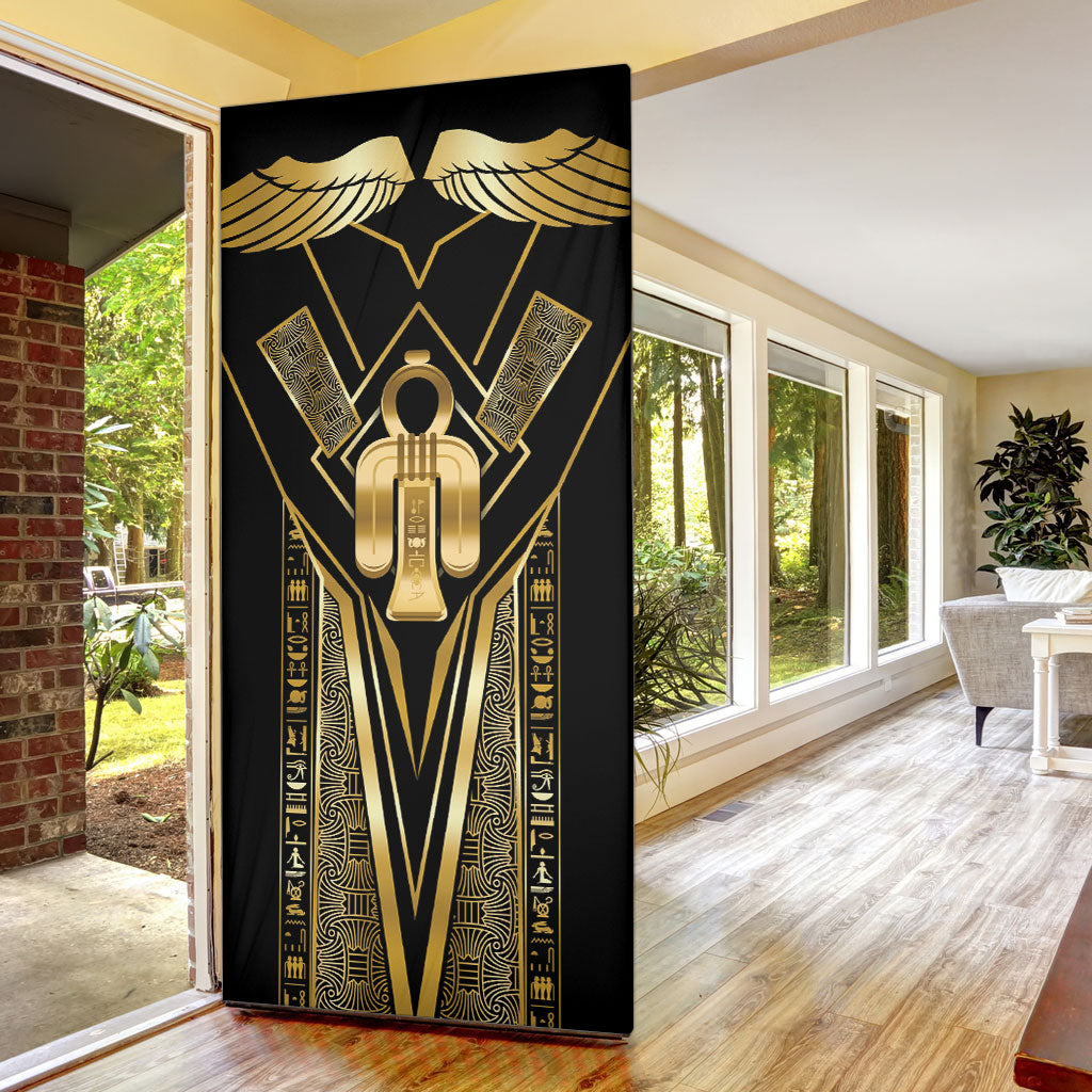 Egypt Tyet Door Cover Ancient Mythology Knot Of Isis Gold