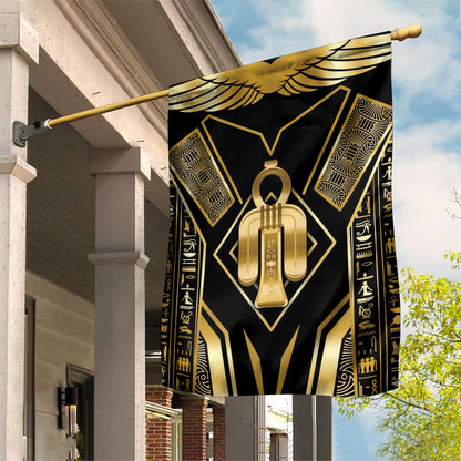 Egypt Tyet Garden Flag Ancient Mythology Knot Of Isis Gold
