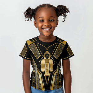 Egypt Tyet Kid T shirt Ancient Mythology Knot Of Isis Gold