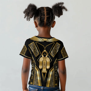 Egypt Tyet Kid T shirt Ancient Mythology Knot Of Isis Gold