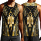 Egypt Tyet Men Tank Top Ancient Mythology Knot Of Isis Gold