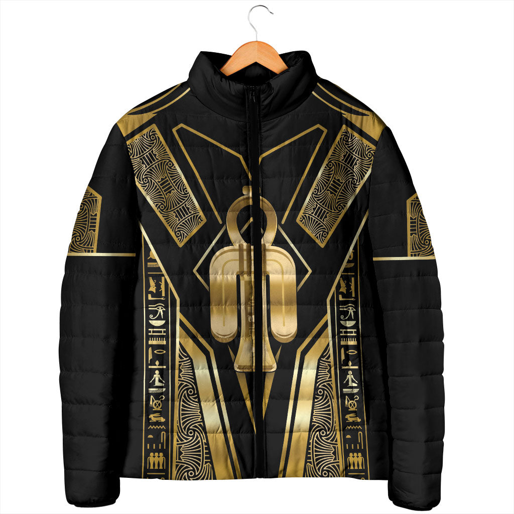 Egypt Tyet Padded Jacket Ancient Mythology Knot Of Isis Gold