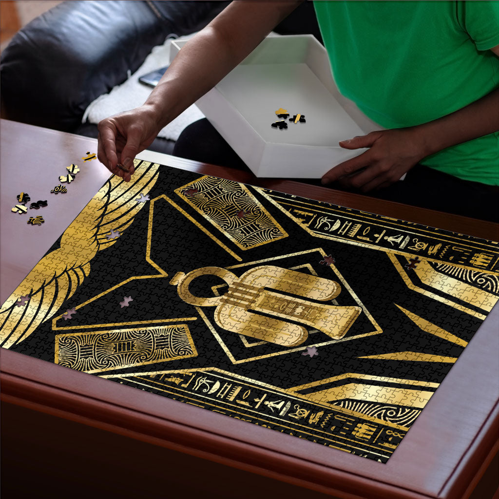 Egypt Tyet Puzzle Ancient Mythology Knot Of Isis Gold