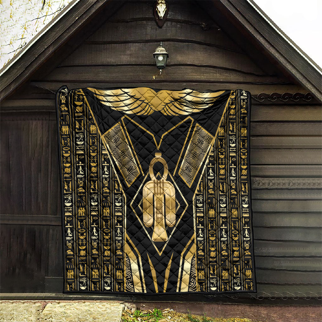Egypt Tyet Quilt Ancient Mythology Knot Of Isis Gold