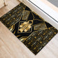 Egypt Tyet Rubber Doormat Ancient Mythology Knot Of Isis Gold