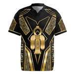 Egypt Tyet Rugby Jersey Ancient Mythology Knot Of Isis Gold