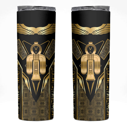 Egypt Tyet Skinny Tumbler Ancient Mythology Knot Of Isis Gold