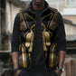 Egypt Tyet Sleeveless Puffer Jacket Ancient Mythology Knot Of Isis Gold