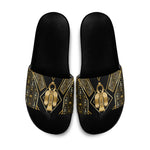 Egypt Tyet Slide Sandals Ancient Mythology Knot Of Isis Gold