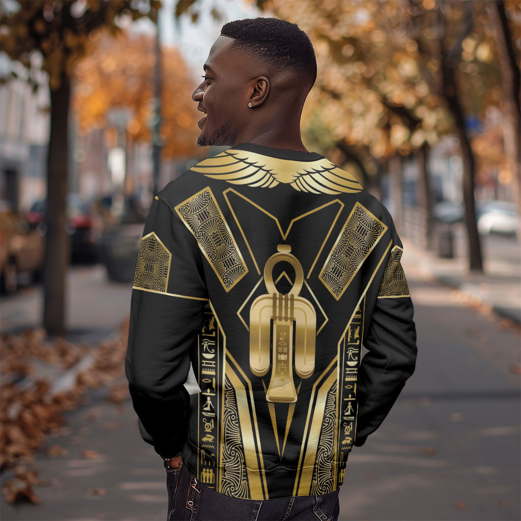 Egypt Tyet Sweatshirt Ancient Mythology Knot Of Isis Gold