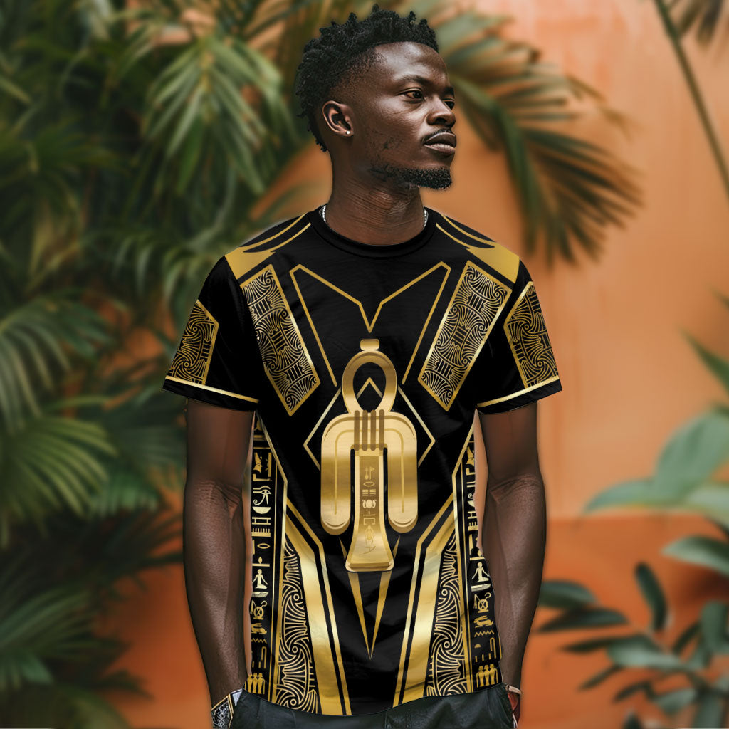 Egypt Tyet T shirt Ancient Mythology Knot Of Isis Gold