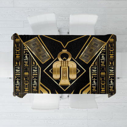 Egypt Tyet Tablecloth Ancient Mythology Knot Of Isis Gold