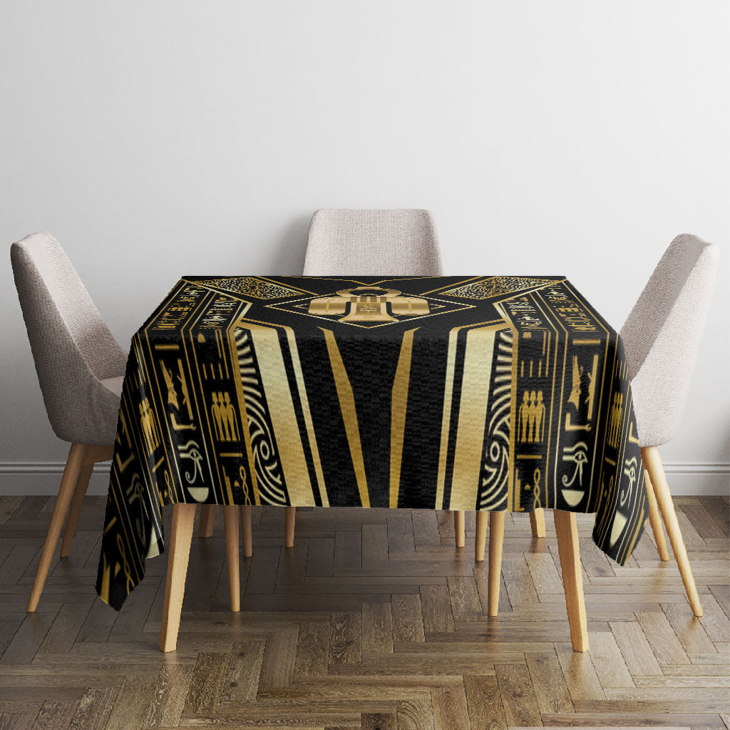 Egypt Tyet Tablecloth Ancient Mythology Knot Of Isis Gold