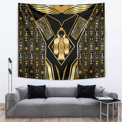 Egypt Tyet Tapestry Ancient Mythology Knot Of Isis Gold