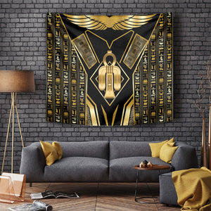 Egypt Tyet Tapestry Ancient Mythology Knot Of Isis Gold
